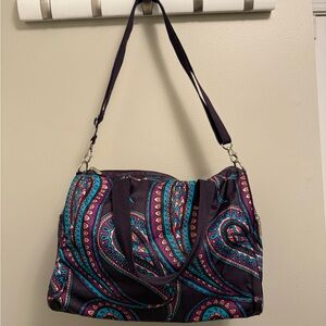 Lesportsac Melanie Crossbody in Purple Paisley